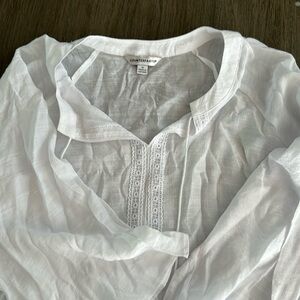 Counterparts size M. Brand new with tags. No stretch. See thru